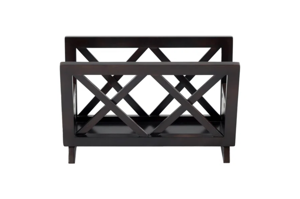 Solid Wood Magazine Rack