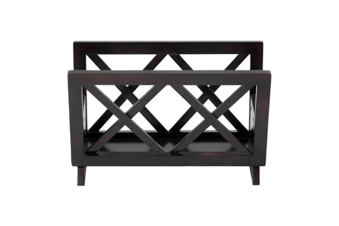 Solid Wood Magazine Rack
