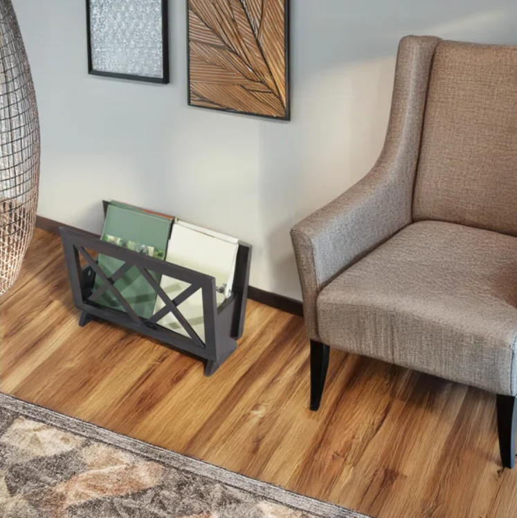 Solid Wood Magazine Rack