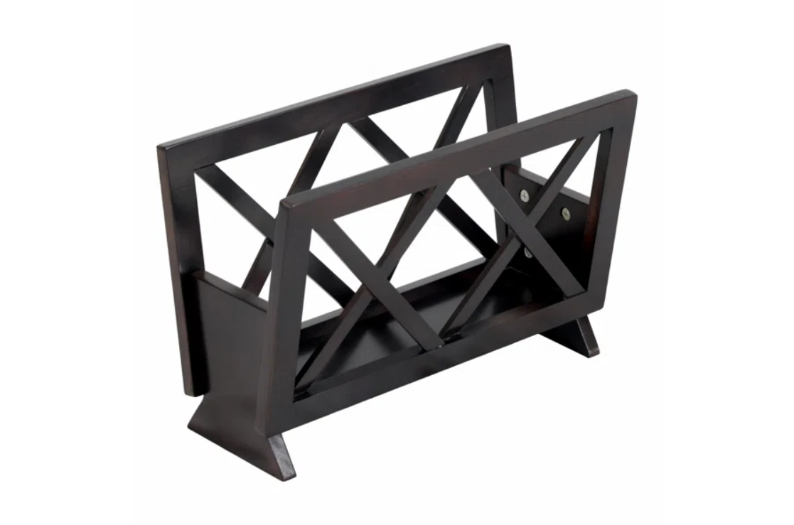 Solid Wood Magazine Rack