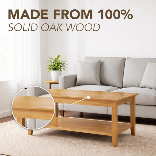 Solid Wood Coffee Table