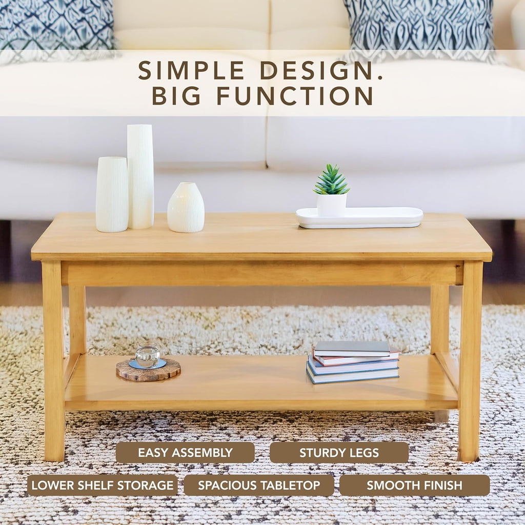 Solid Wood Coffee Table