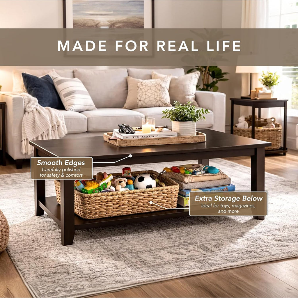 Solid Wood Coffee Table